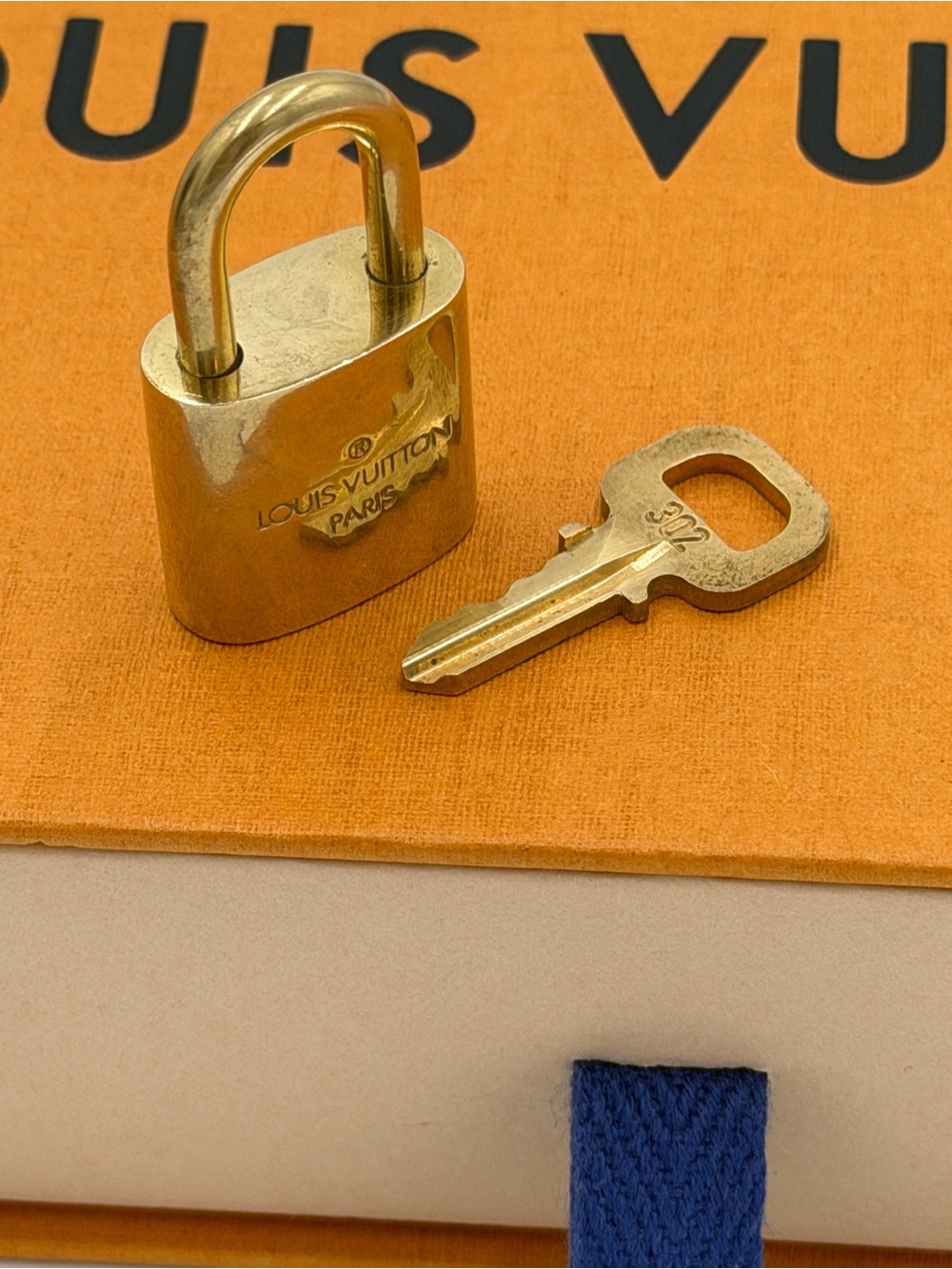 Authentic Louis Vuitton Lock with Key Set #302 - Picture 5 of 7